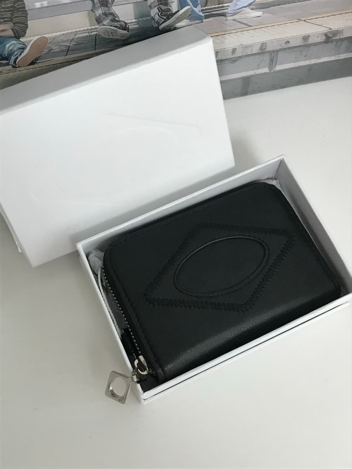 미스치프 롬버스 집 어라운드 월렛 지갑 블랙 상품이미지1