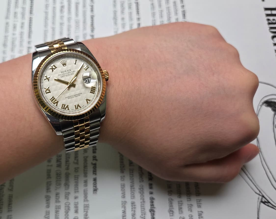 롤렉스 데이저스트 116233 18K콤비 피라미드 로만판 쥬빌리줄 ver 상품이미지9