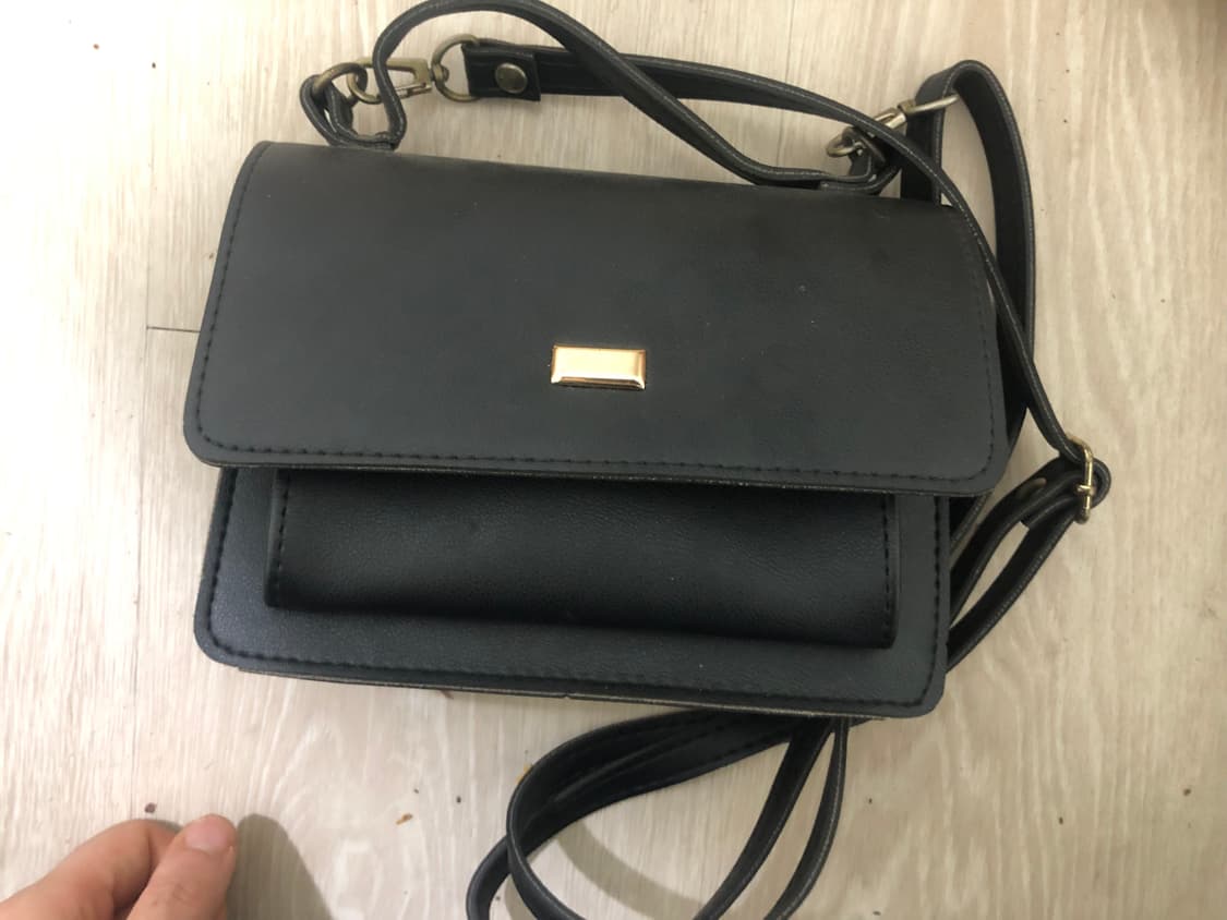 미니 검정색 숄더백 상품이미지1