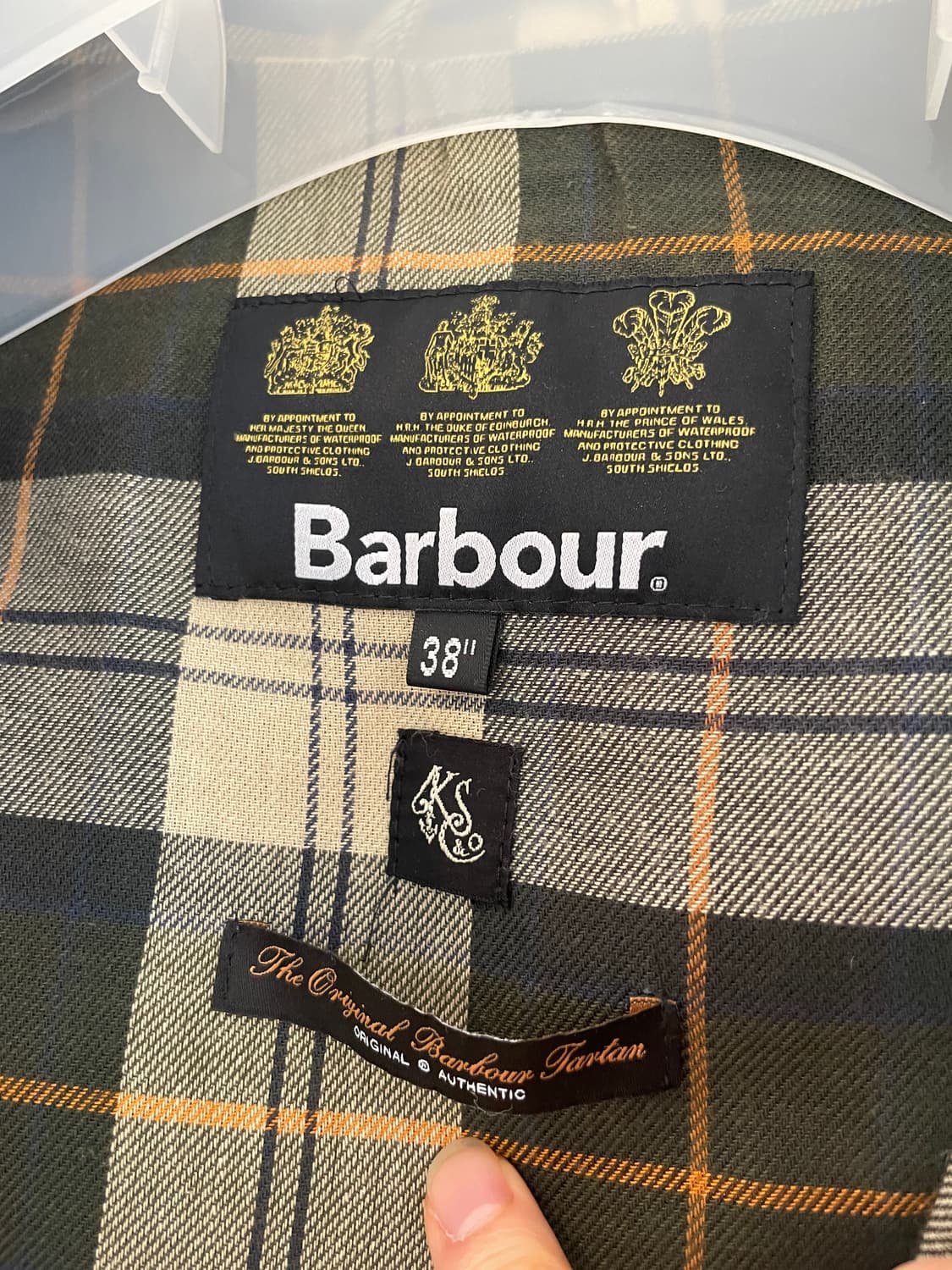 캡틴선샤인 x 바버 후드 자켓 상품이미지7