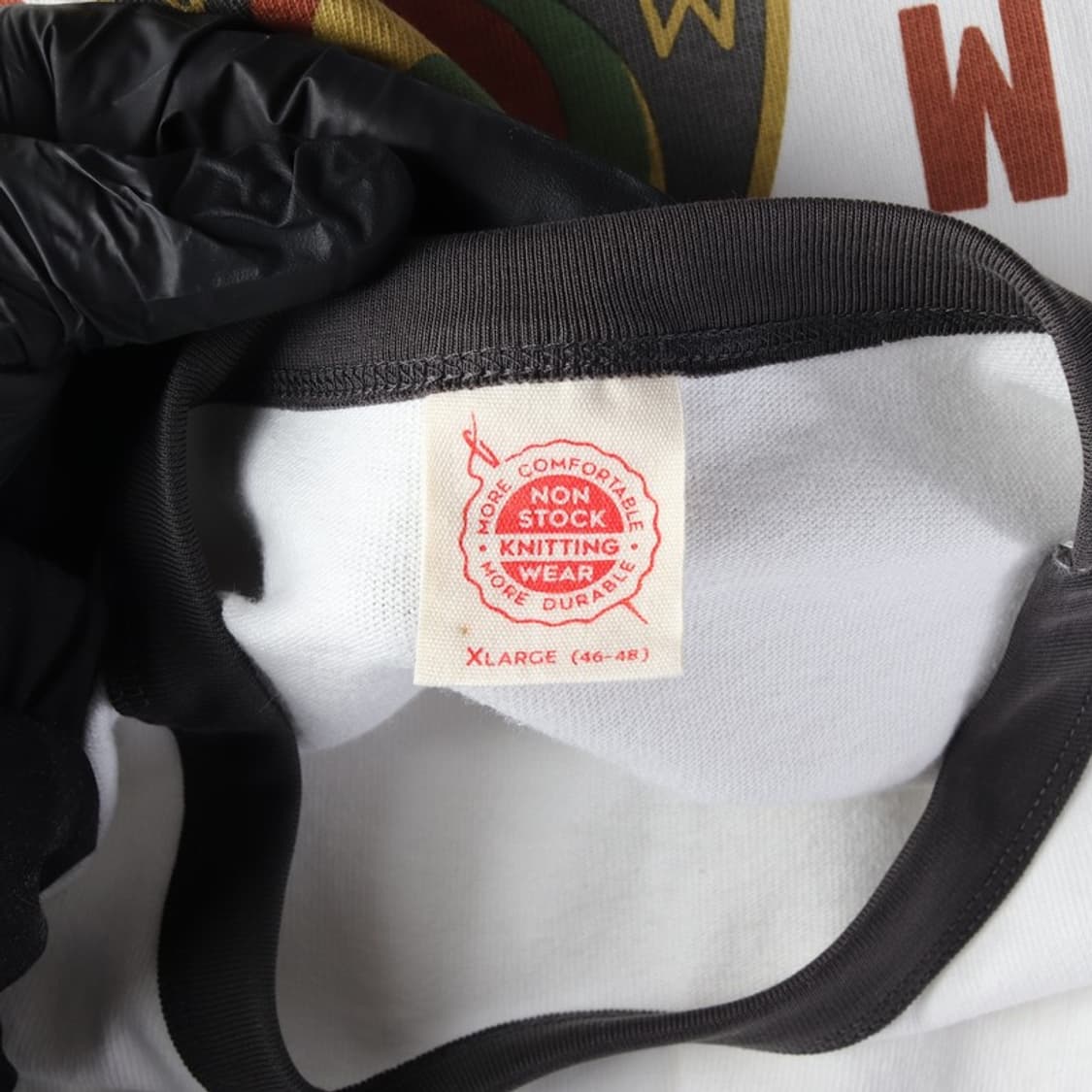 논스탁 파워 앤 스피드 그래픽 링거 티셔츠 XL 상품이미지5