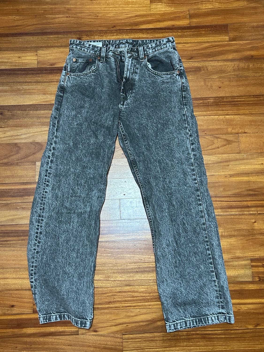 자라 배기핏 스톤워시 0회착 상품이미지1