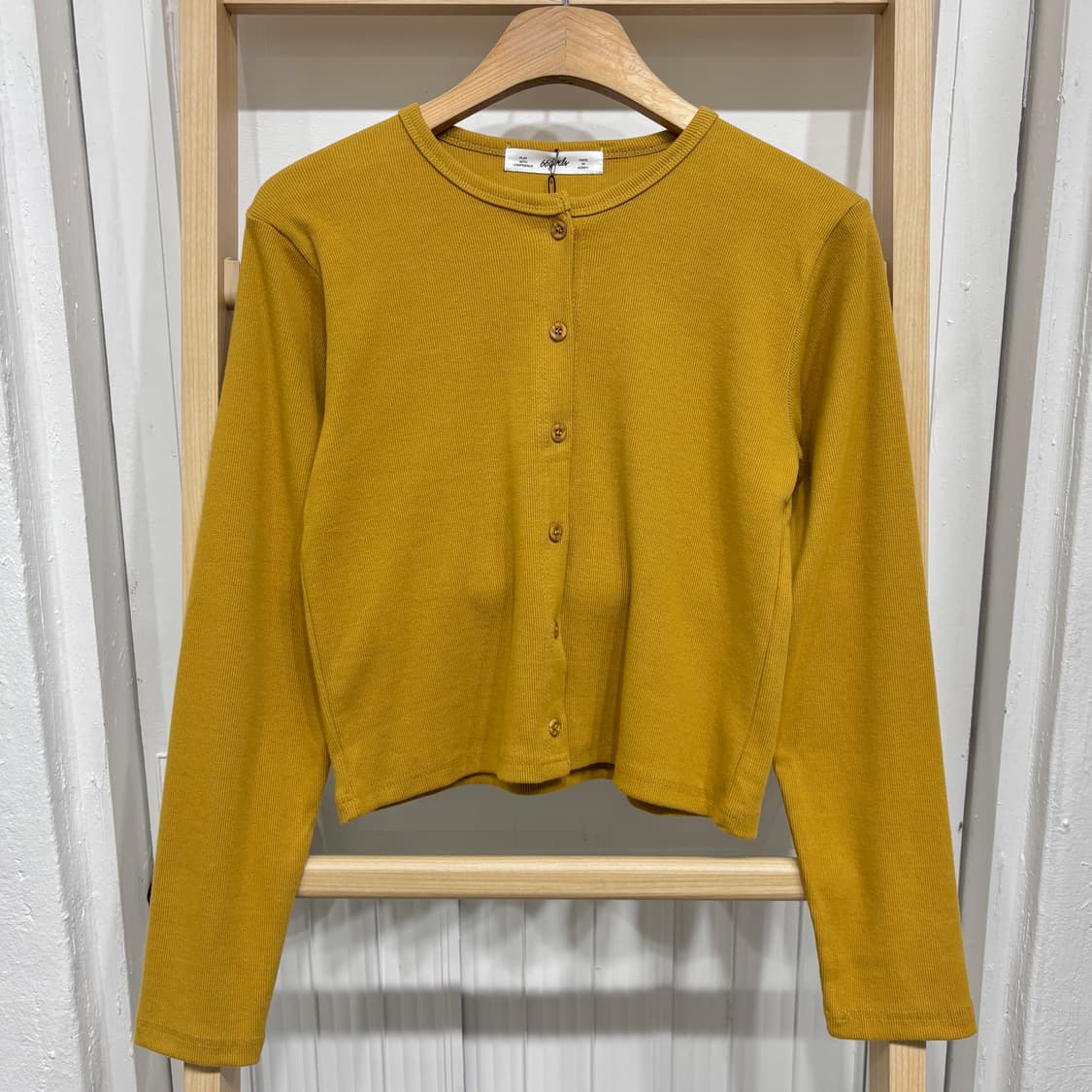 [새상품] 육육걸즈 코튼 니트 가디건 상품이미지3