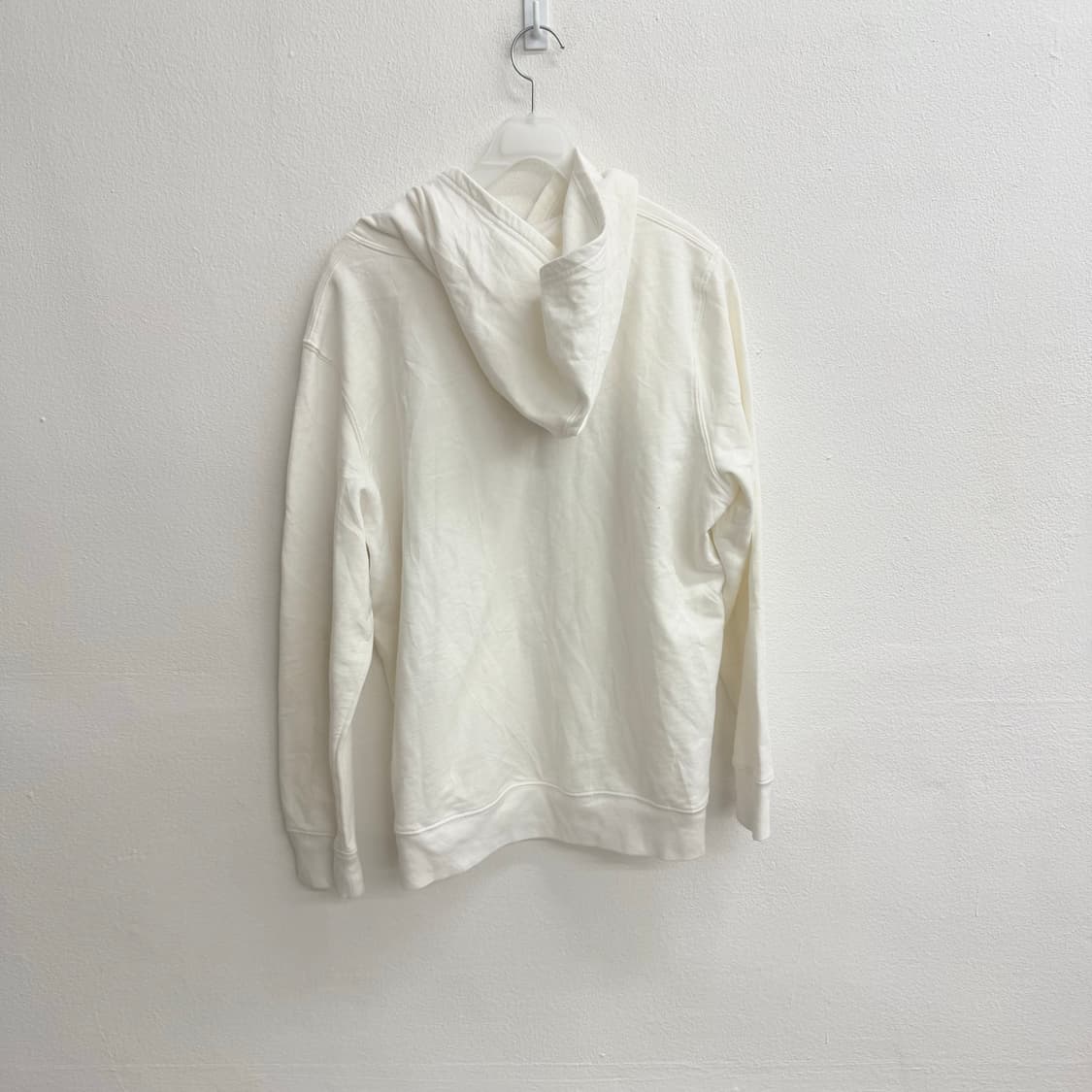 갭 gap로고 아이보리 기모 후드티 XL 상품이미지4