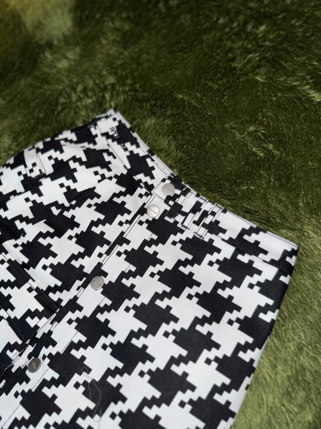 [XS] 아디다스 X IVY PARK 하운드투스 체크 스커트 상품이미지2