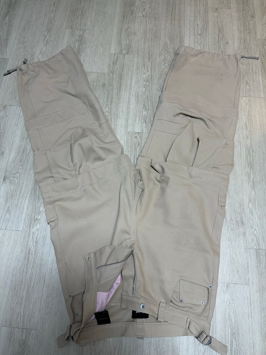 (3)kamien 타이탄 배기 팬츠 베이지 상품이미지3