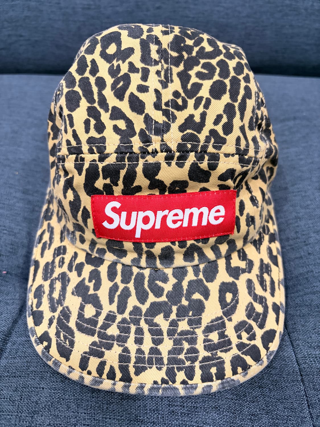 슈프림 워시드 치노 캠프캡 레오파드 23FW 상품이미지2
