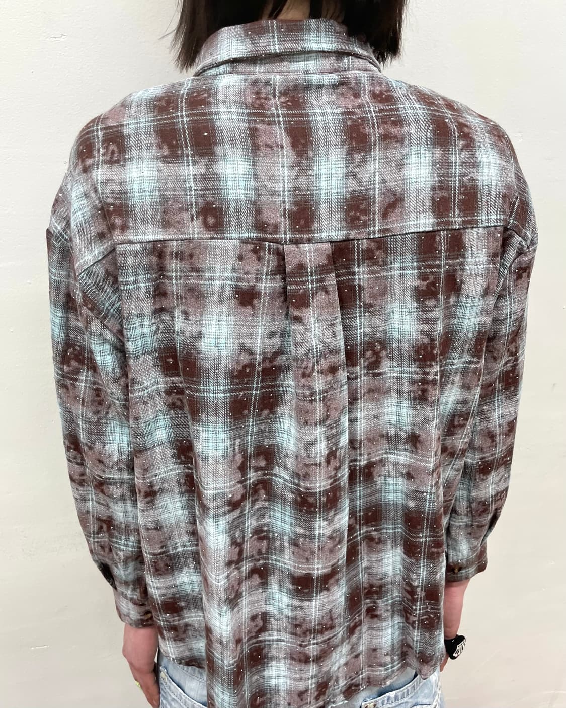 Cubic Glossy Checkered Shirt 상품이미지4