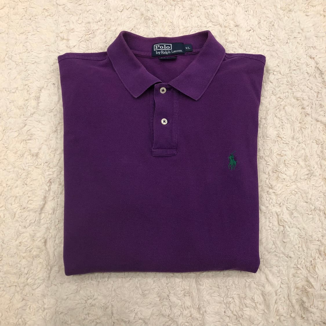 폴로 랄프로렌 퍼플 카라 롱슬리브 티셔츠 상품이미지1