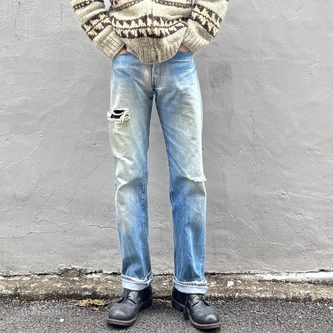 66후기 80년대 미국 리바이스 501 스몰e 셀비지 상품이미지2