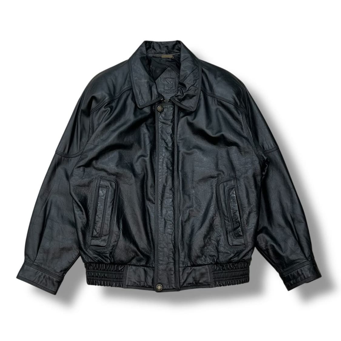 플레이보이 레더 봄버자켓 r2191 상품이미지1