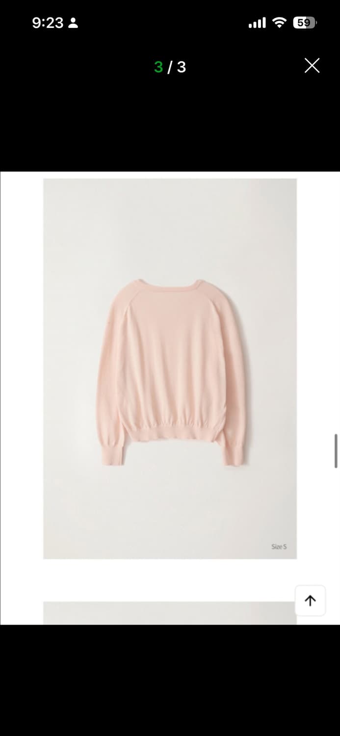 Pipley v-neck pullover (Baby pink) 상품이미지3