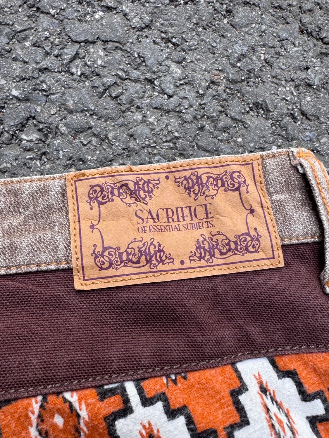 Sacrifice 에스닉 나바호 데님팬츠  상품이미지6