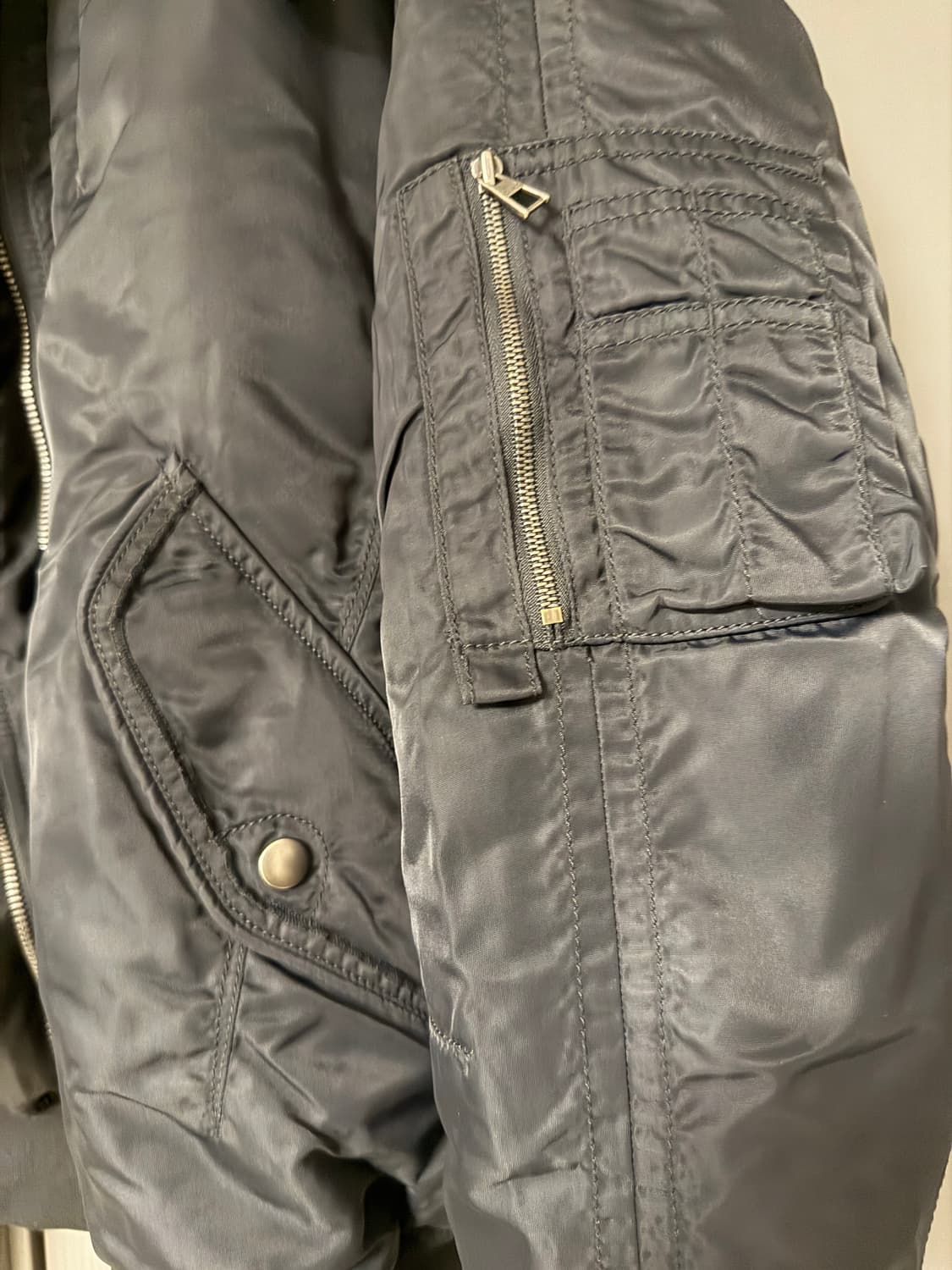 송지오옴므후드 MA-1 숏패딩 상품이미지2