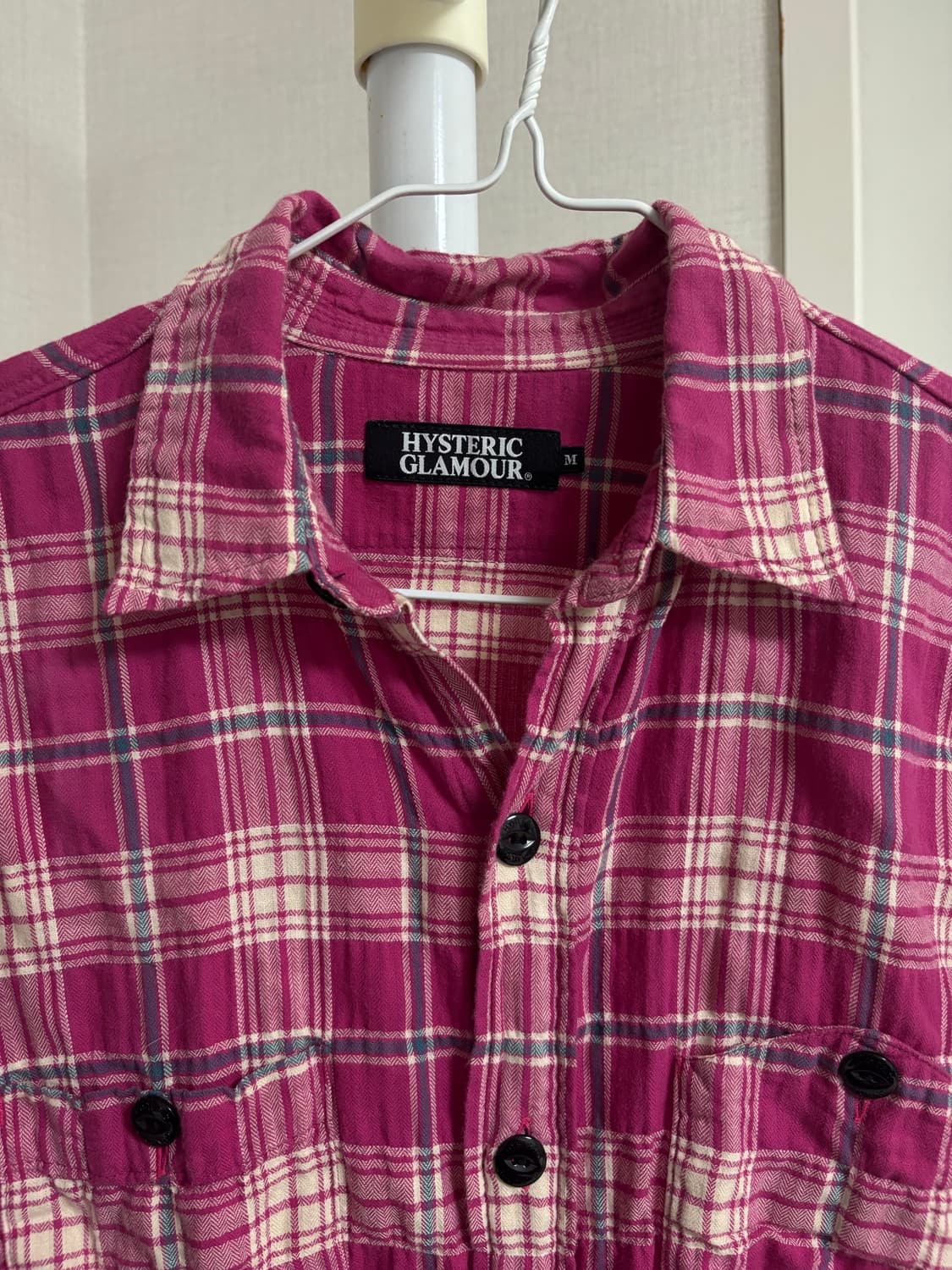 히스테릭글래머 체크 셔츠 상품이미지4