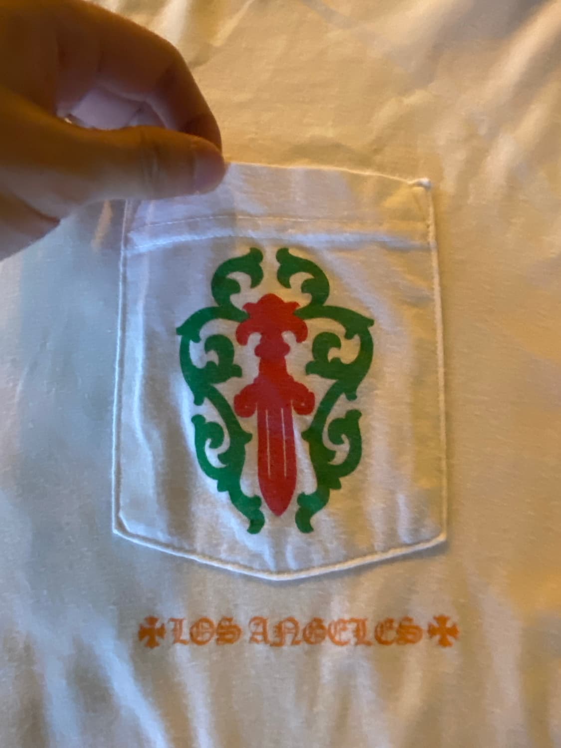 크롬하츠 대거 플로랄 로스엔젤레스 롱슬리브 사이즈 xl (인보이스 포함) 상품이미지4