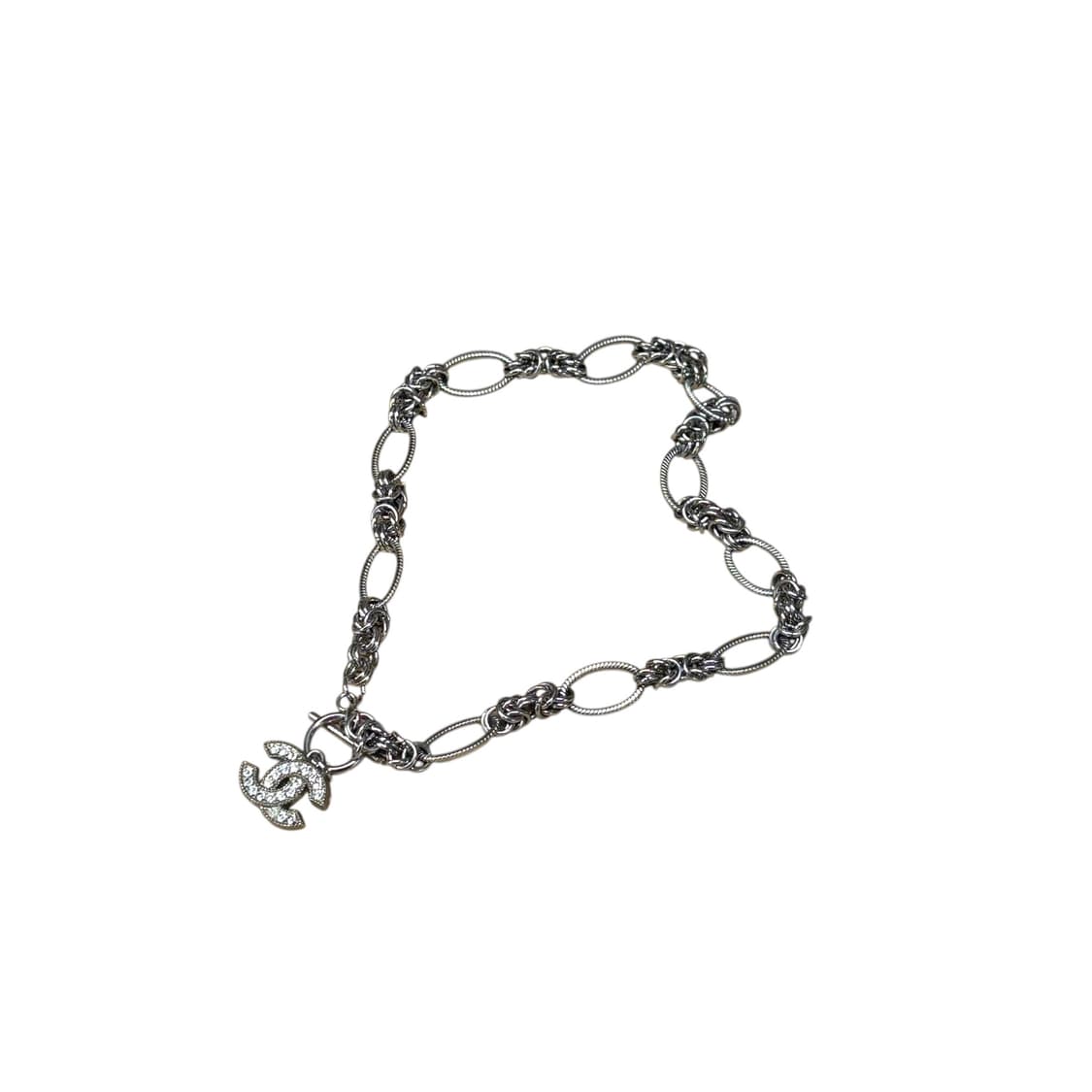 샤넬 단추 리사이클링 체인 목걸이 상품이미지1