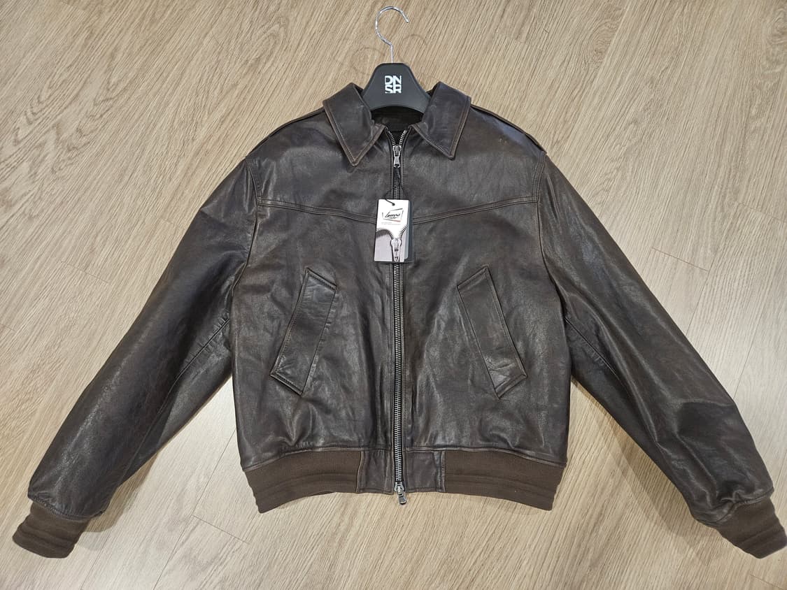 (새상품) DNSR 프리미엄 람포 레더 가죽자켓 브라운
XL 상품이미지1