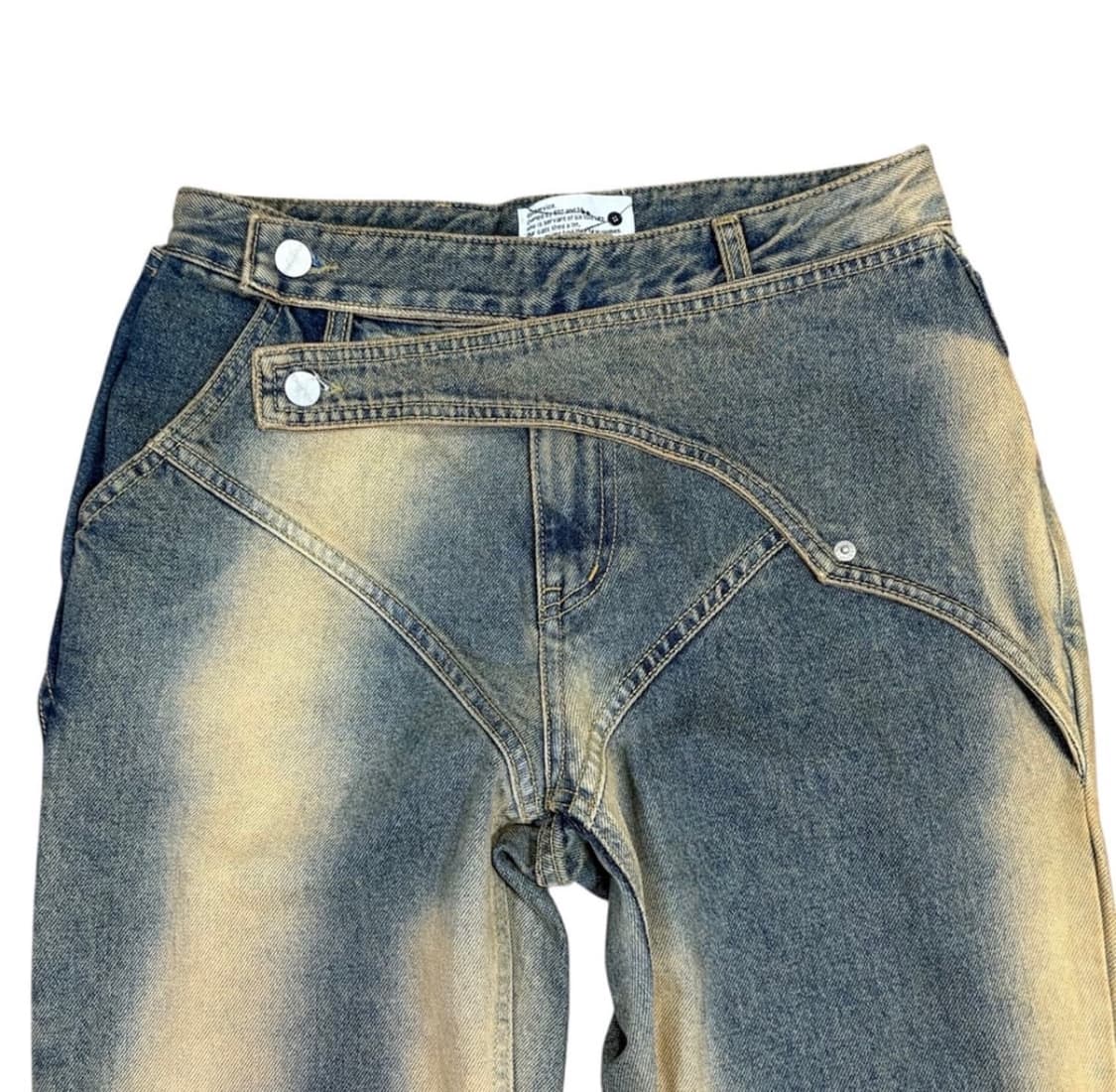 604service Double Layered 데님 팬츠 상품이미지3