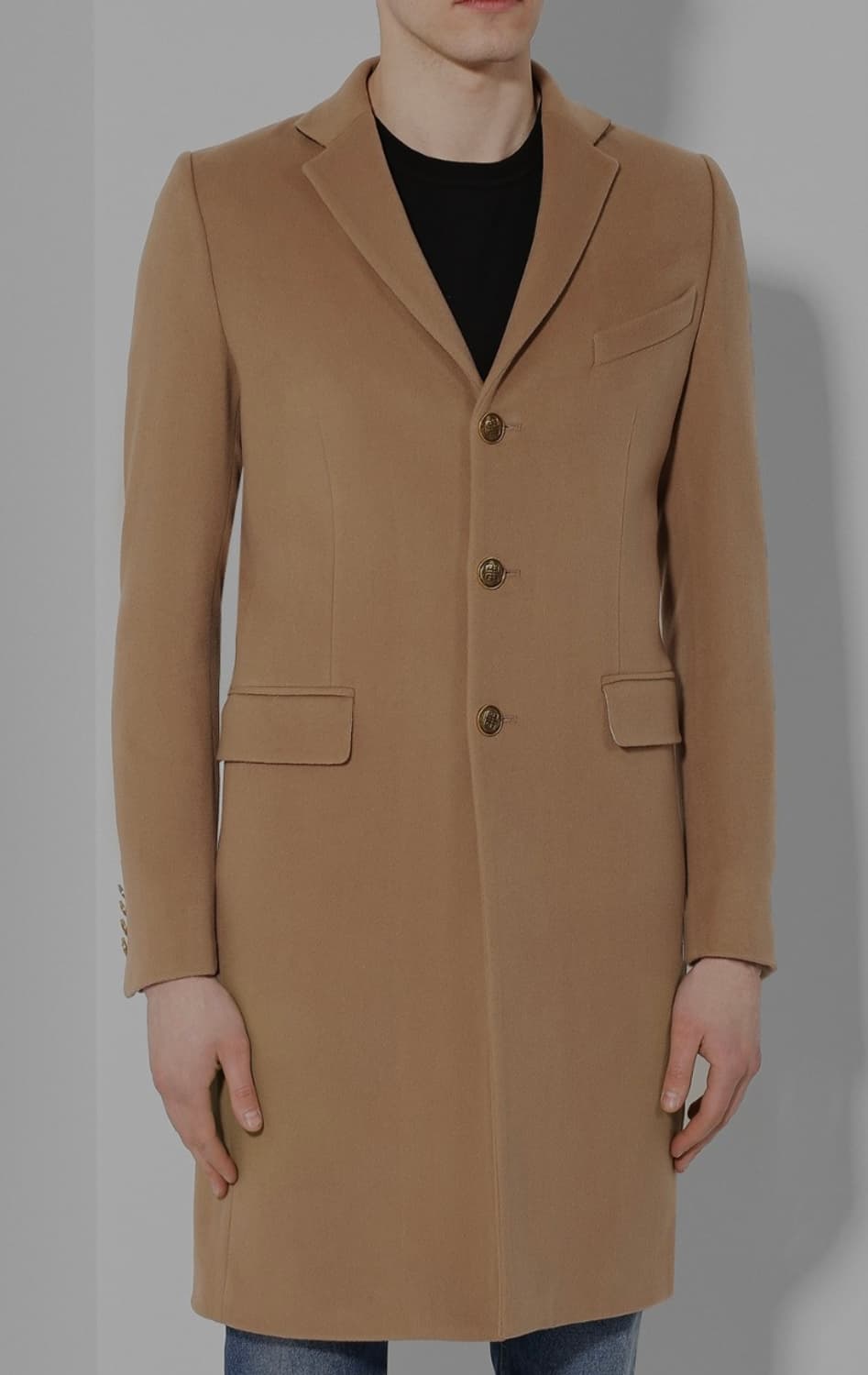 지방시 싱글 브레스트 베이지 코트 48 사이즈 !!! 상품이미지2