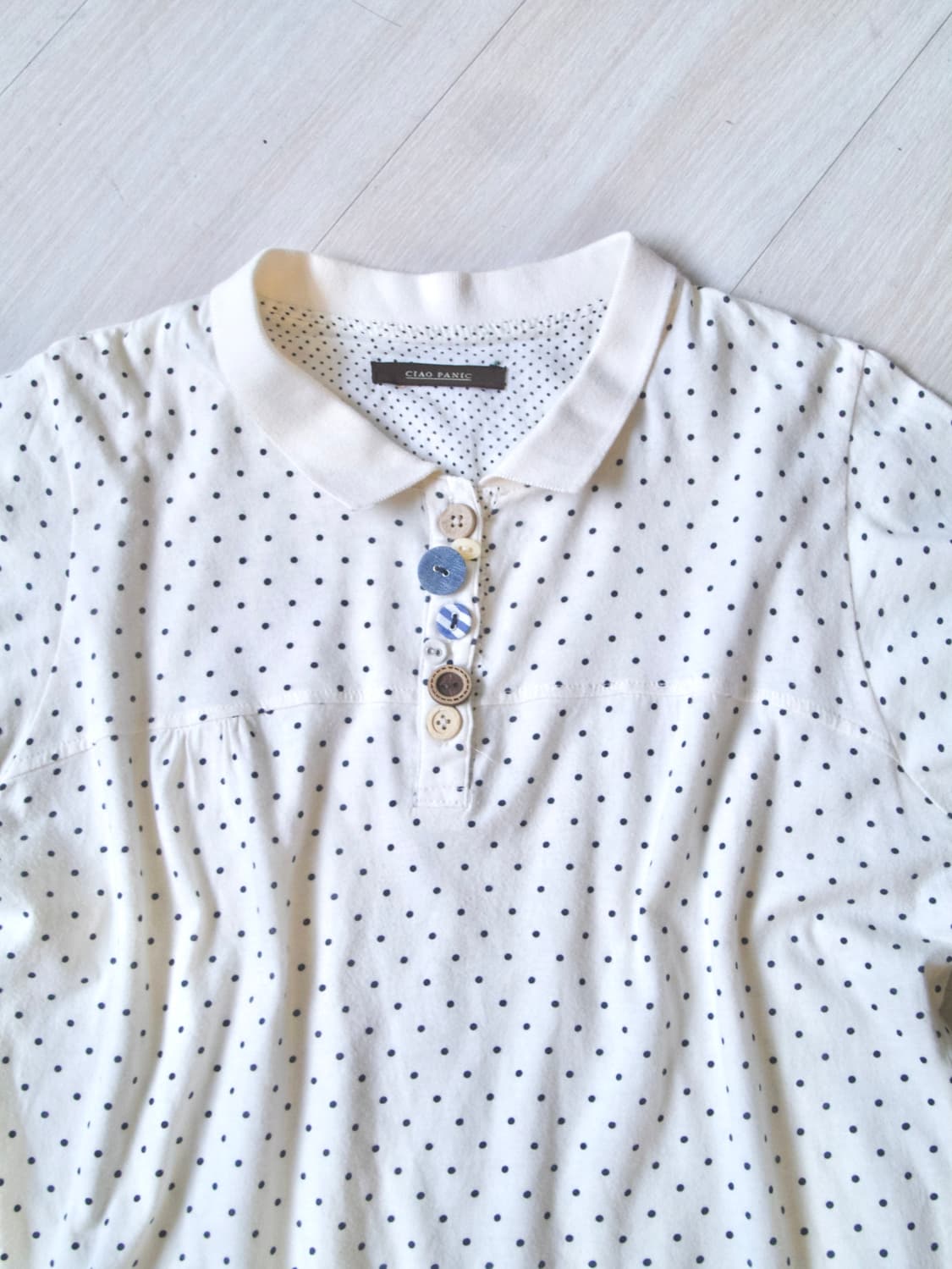 [CIAO PANIC] dot pique shirt 상품이미지5