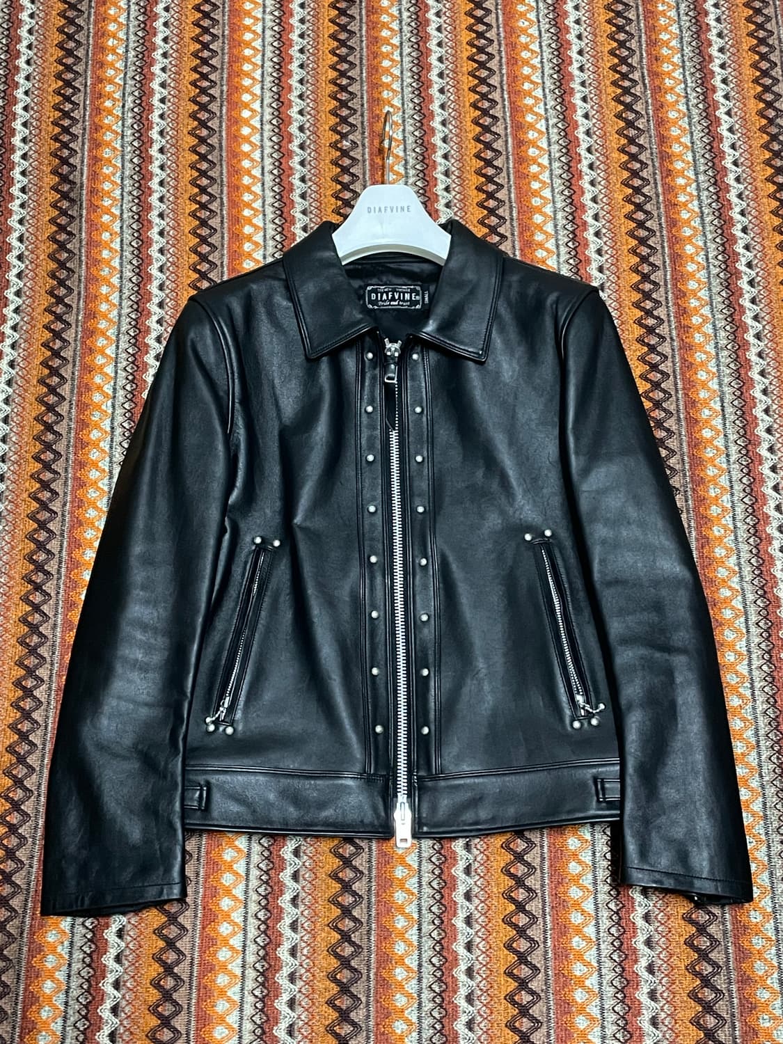 디아프바인 레더 자켓 상품이미지5