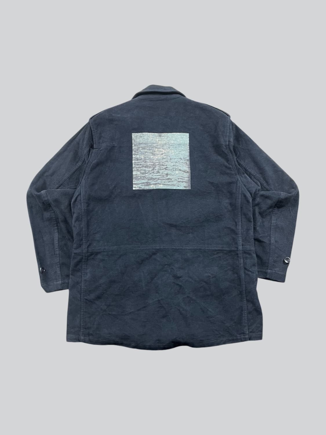 CYCLE (MADE IN JAPAN) 백프린팅 스웨이드 자켓 상품이미지1
