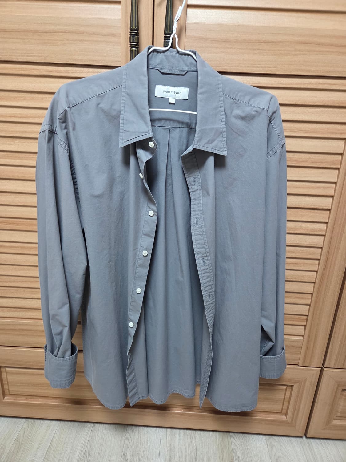 유니온블루 런드리셔츠 그레이 상품이미지1