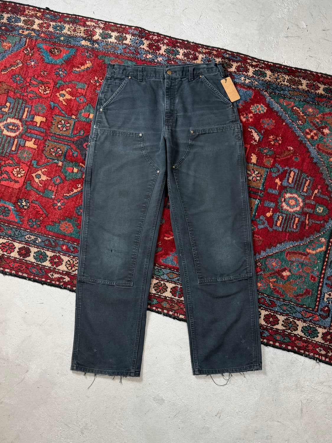 OG 칼하트 더블니 블랙 칼하트 B136 썩블니 상품이미지2