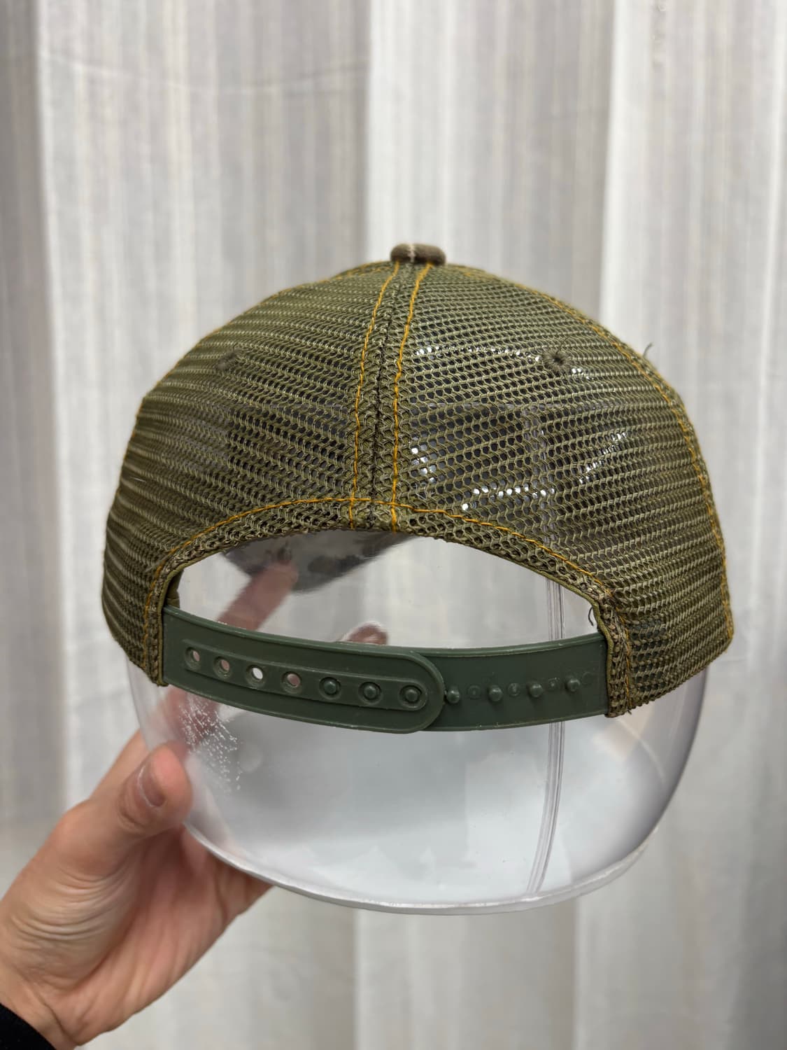 VonDutch 본더치 x 에릭 보스트롬 카모 패치 트러커 메쉬캡 모자 상품이미지4