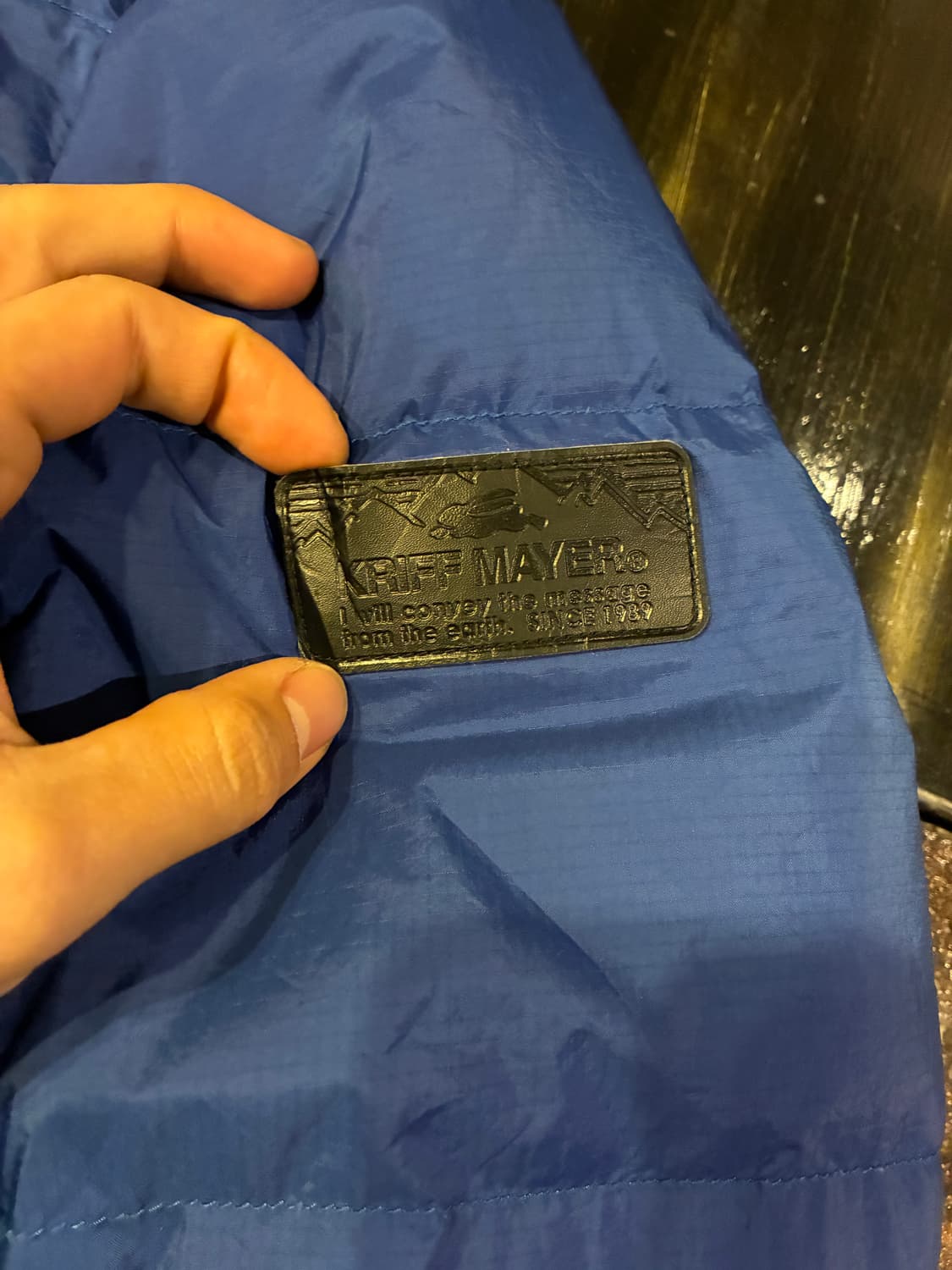 M) 난가 NANGA x 클리프 메이어 핑거홀 립스탑 패딩 딥블루 상품이미지4