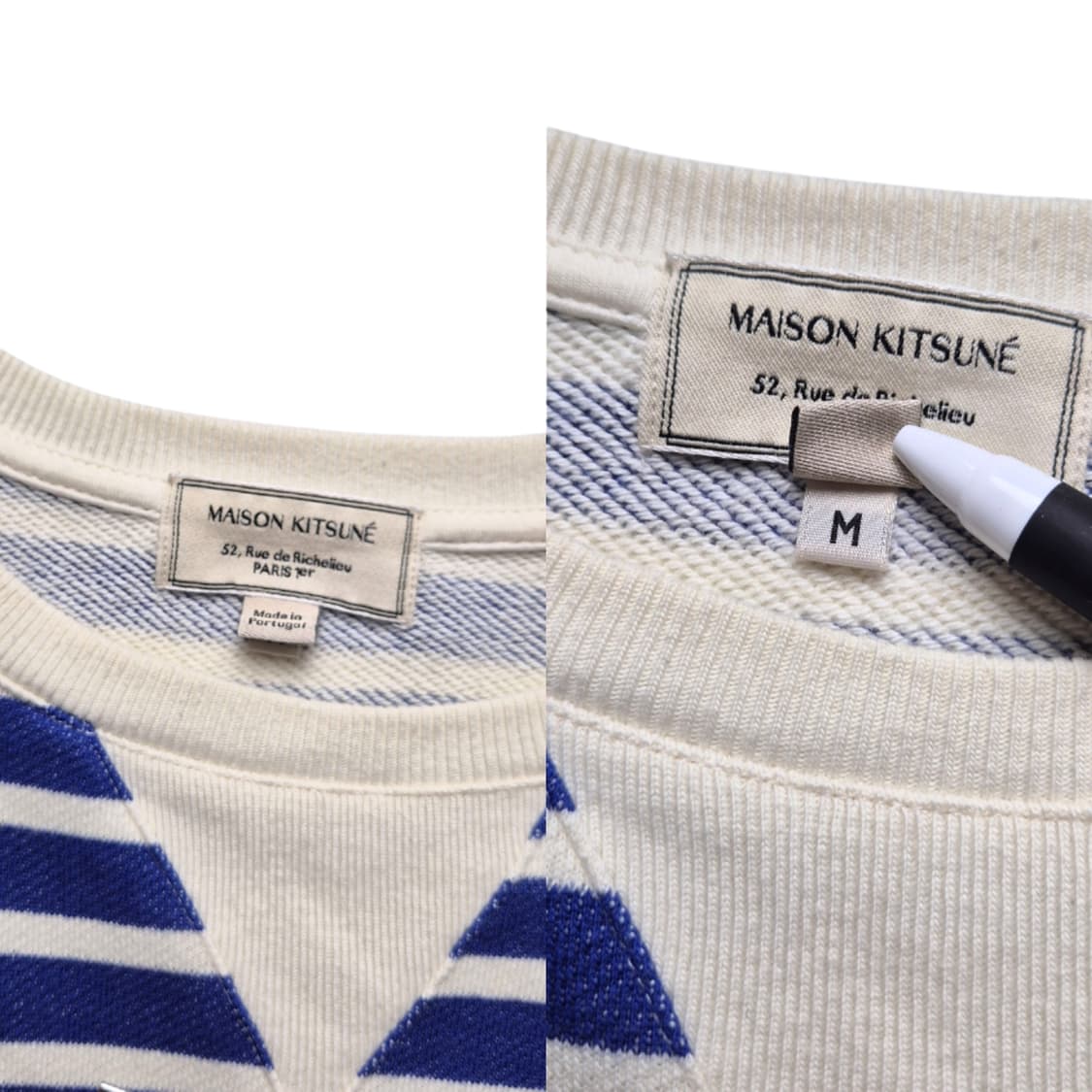 [M] 메종키츠네 스트라이프 스웻셔츠 상품이미지8
