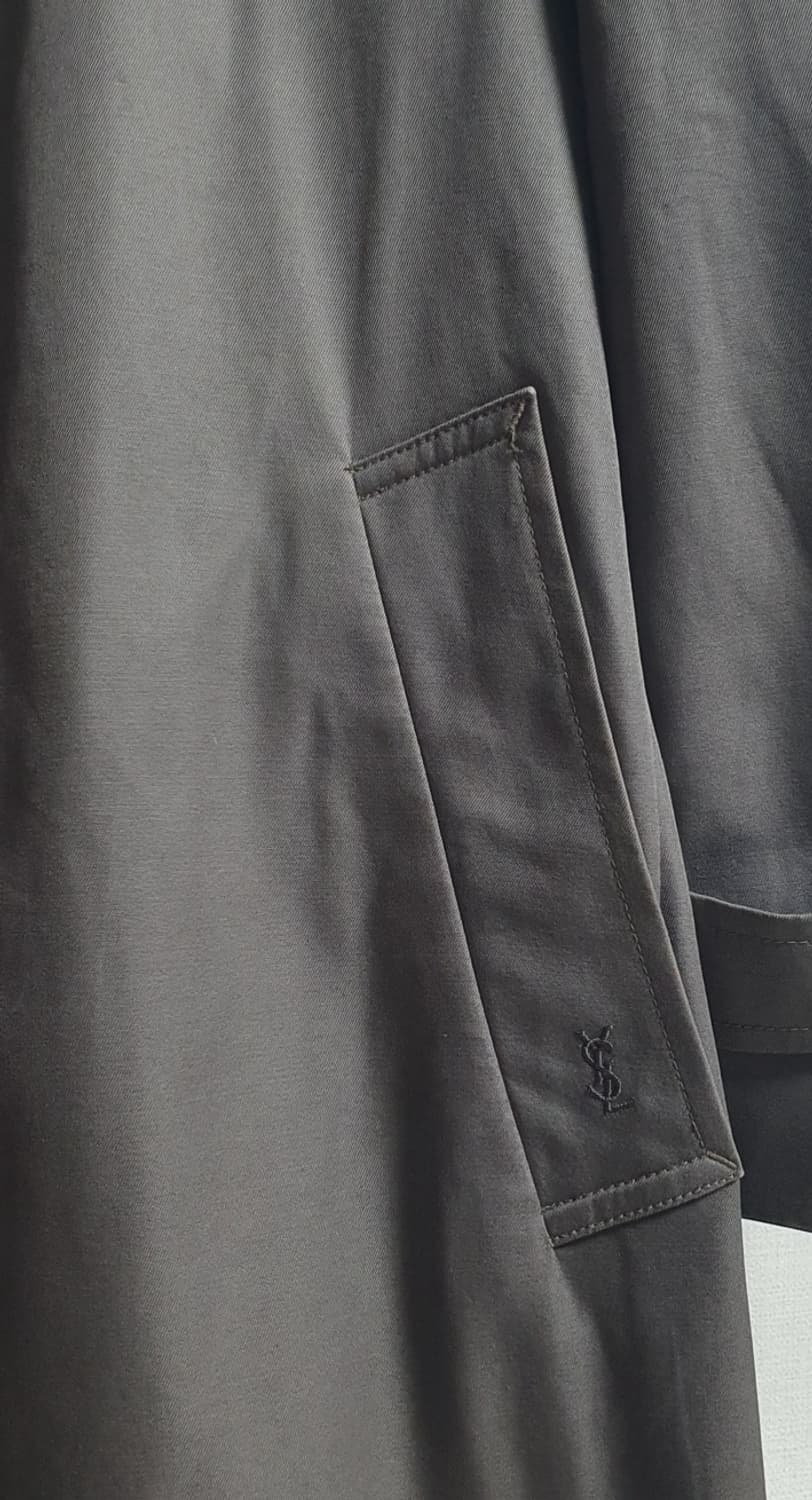 🧥🩶 YSL 클래식 싱글 코트 토프그레이 46 상품이미지4