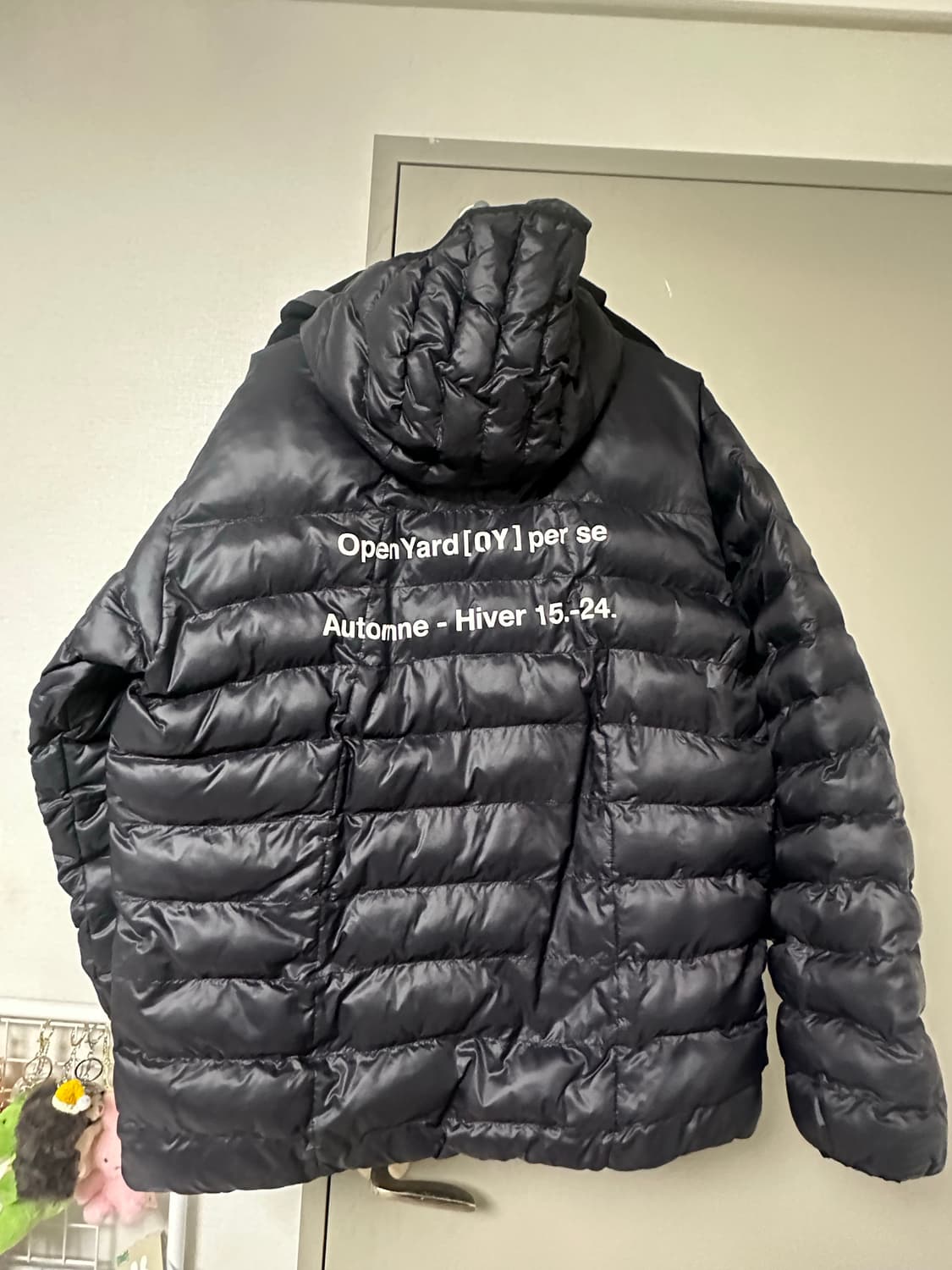 오와이OY 커브드 지퍼 라이트웨어 푸퍼 경량패딩 상품이미지4