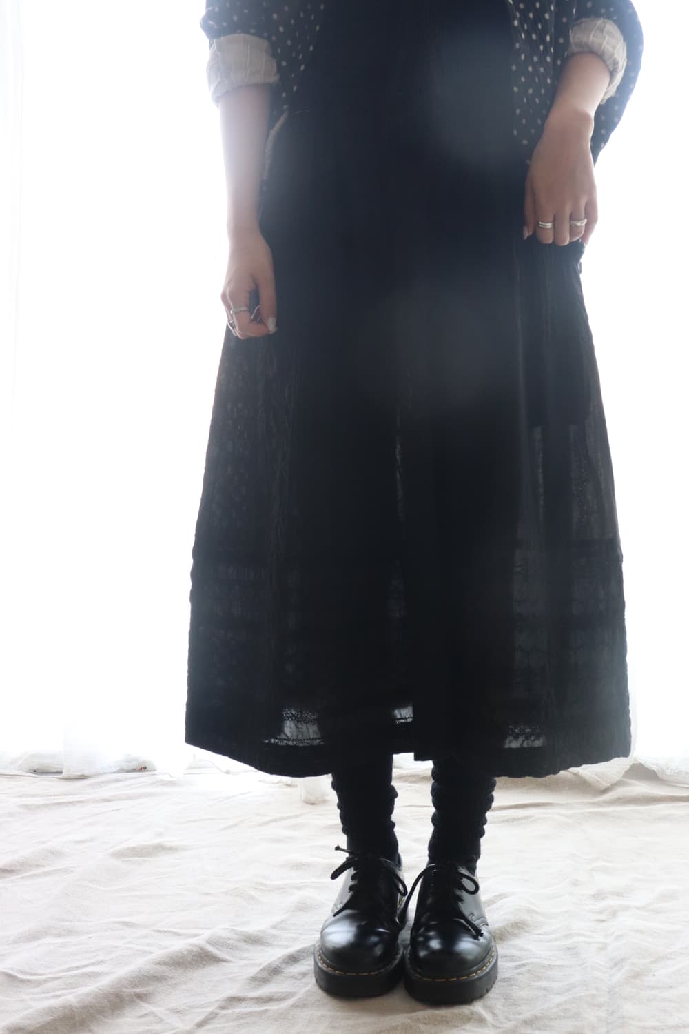 [Comme des Garcons Tricot] Patchwork Sk 상품이미지10