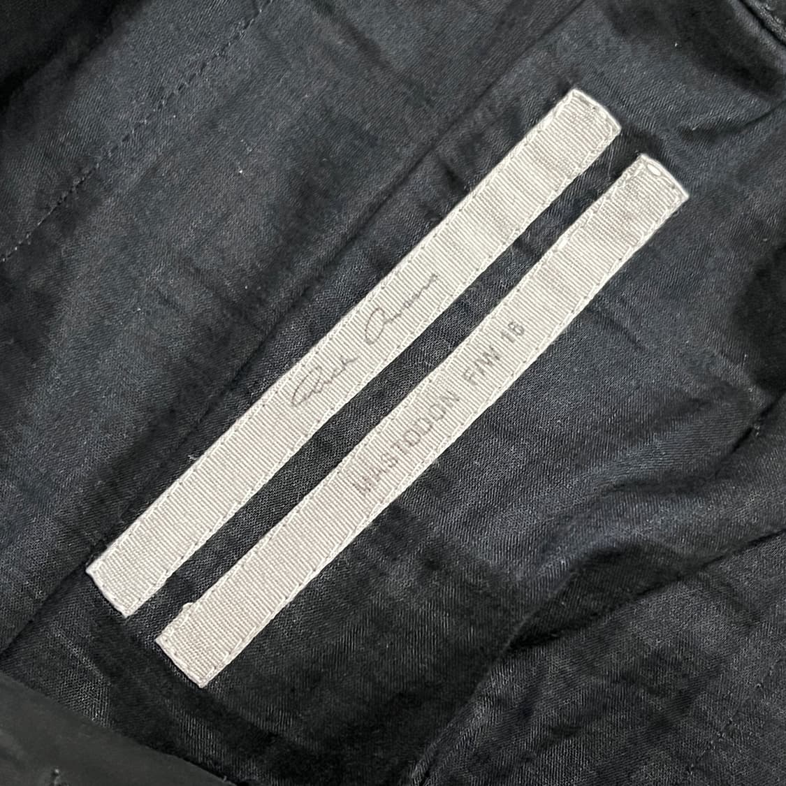 릭오웬스 16FW "MASTODON" 카프 레더 배기 쇼츠 반바지 LGW 상품이미지6