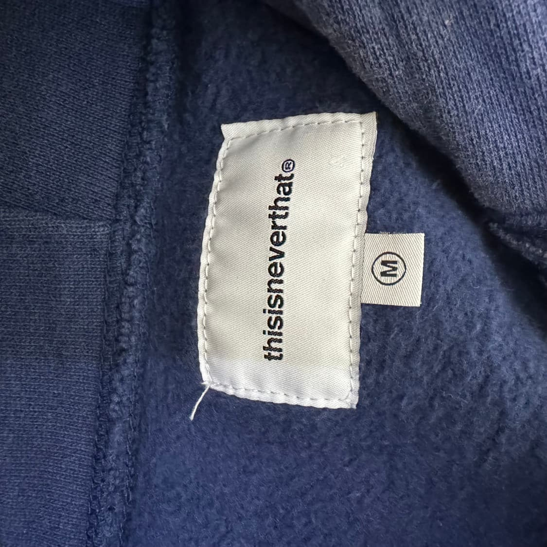 디스이즈네버댓 반다나 후드집업 네이비 m 상품이미지3