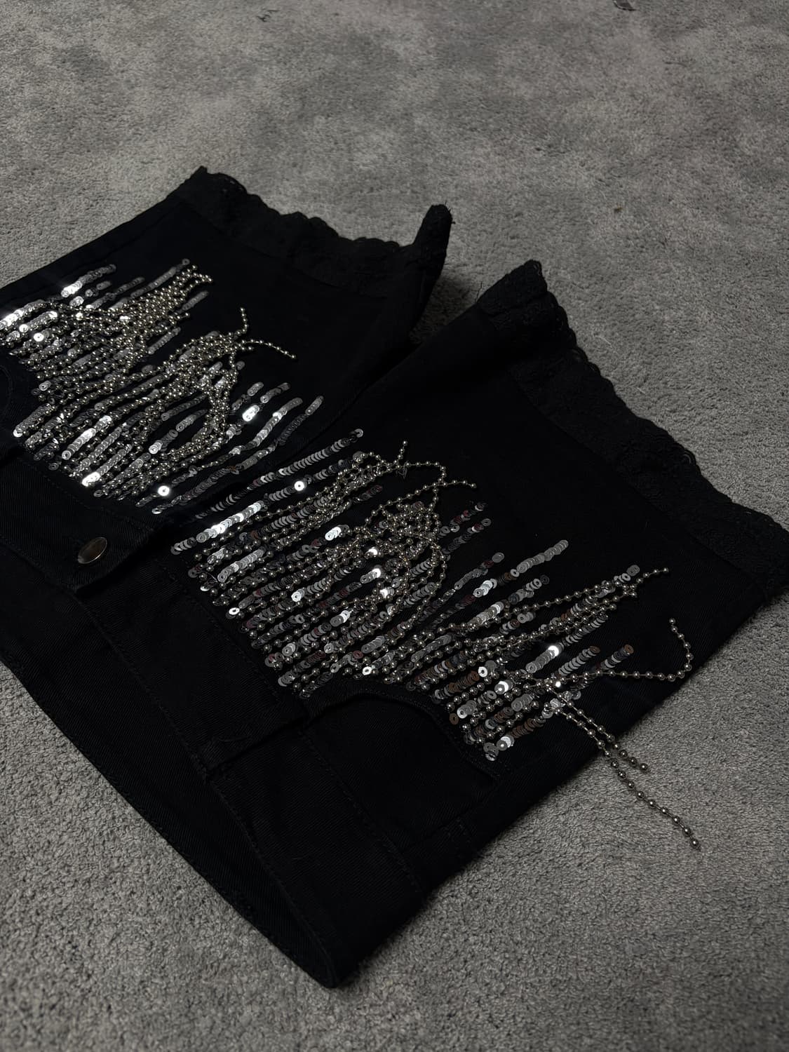 Vintage Emo & Scene mood chain short 상품이미지3