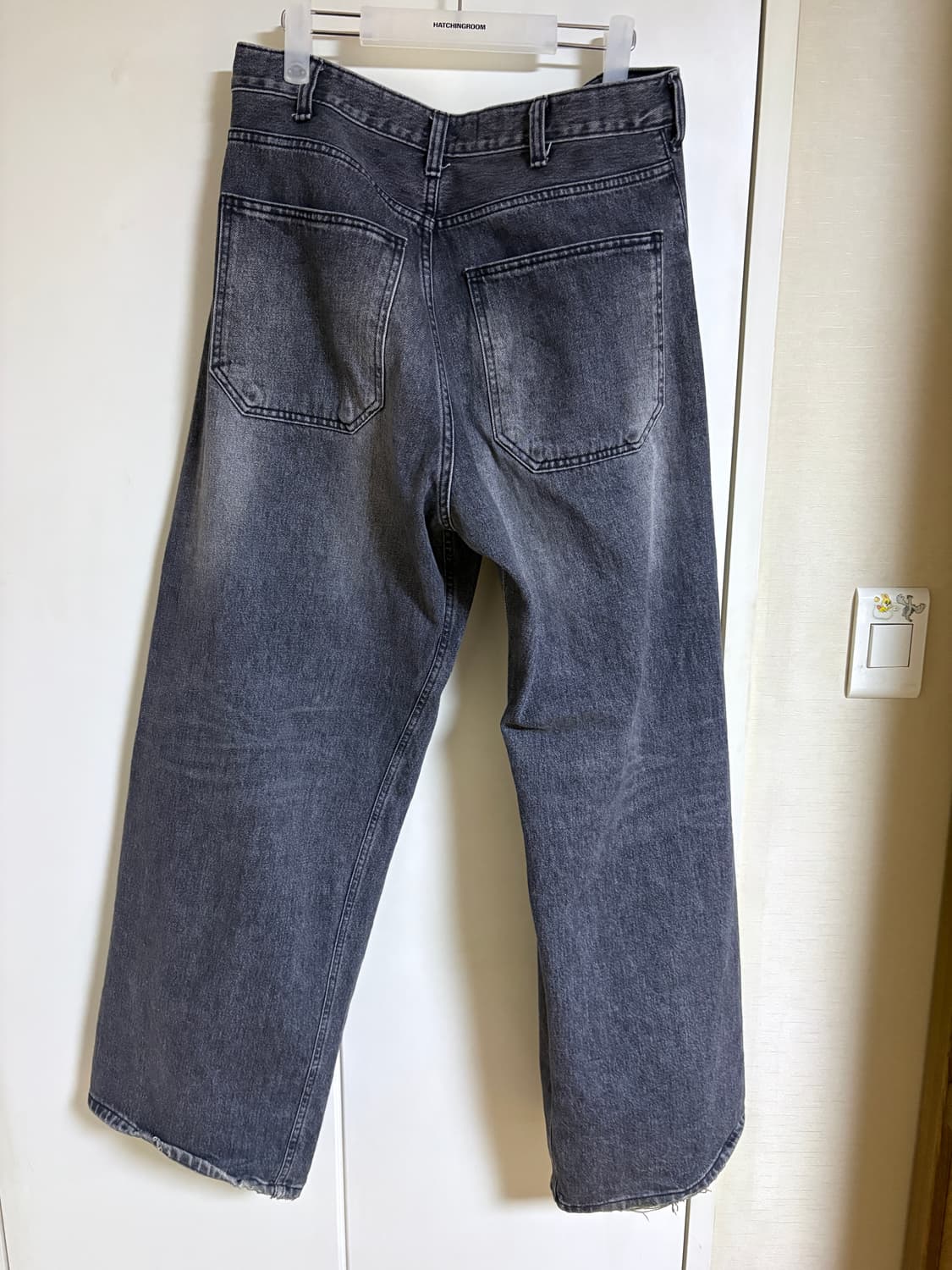 해칭룸 와이드 커브드 진 상품이미지2