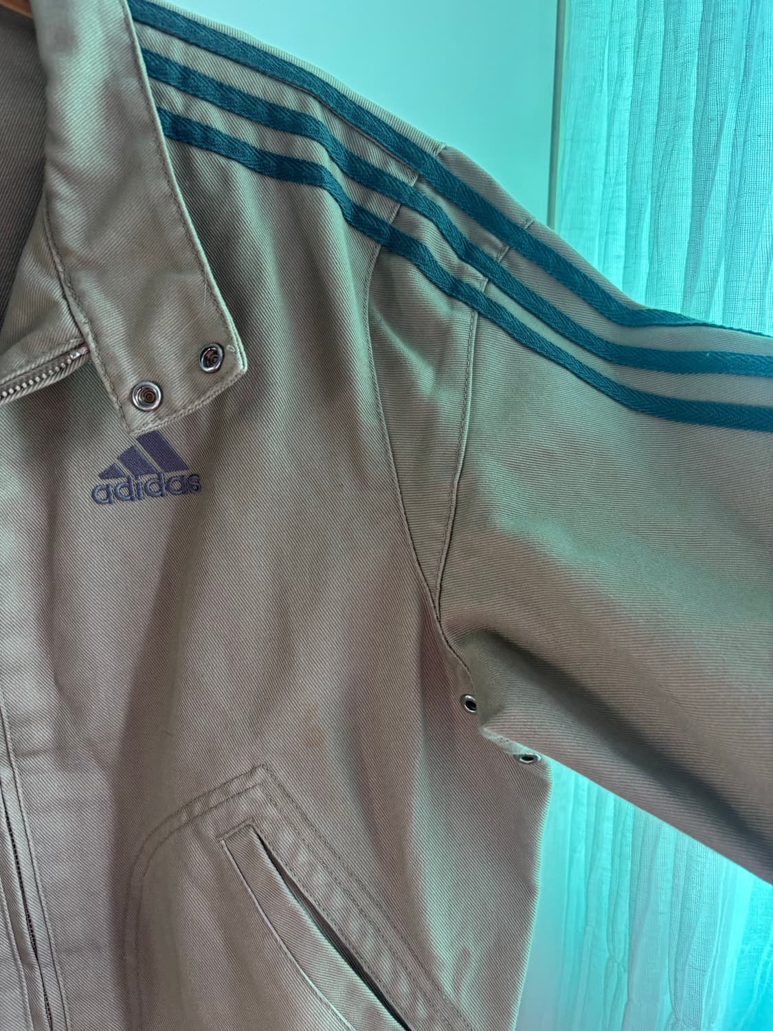 아디다스 빈티지 베이지 자켓 상품이미지5