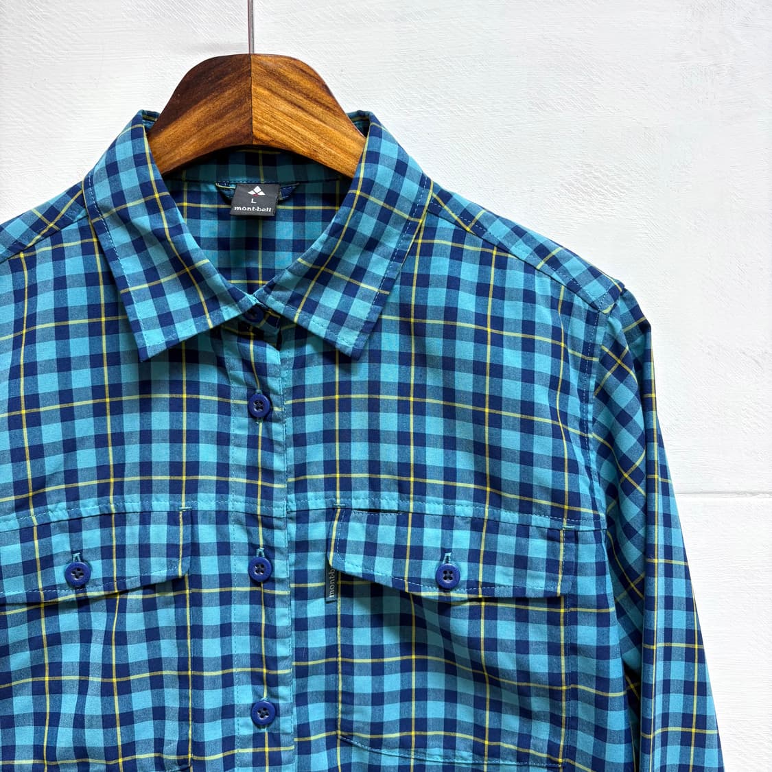 montbell 몽벨 체크 셔츠 남방 JPN L 상품이미지2