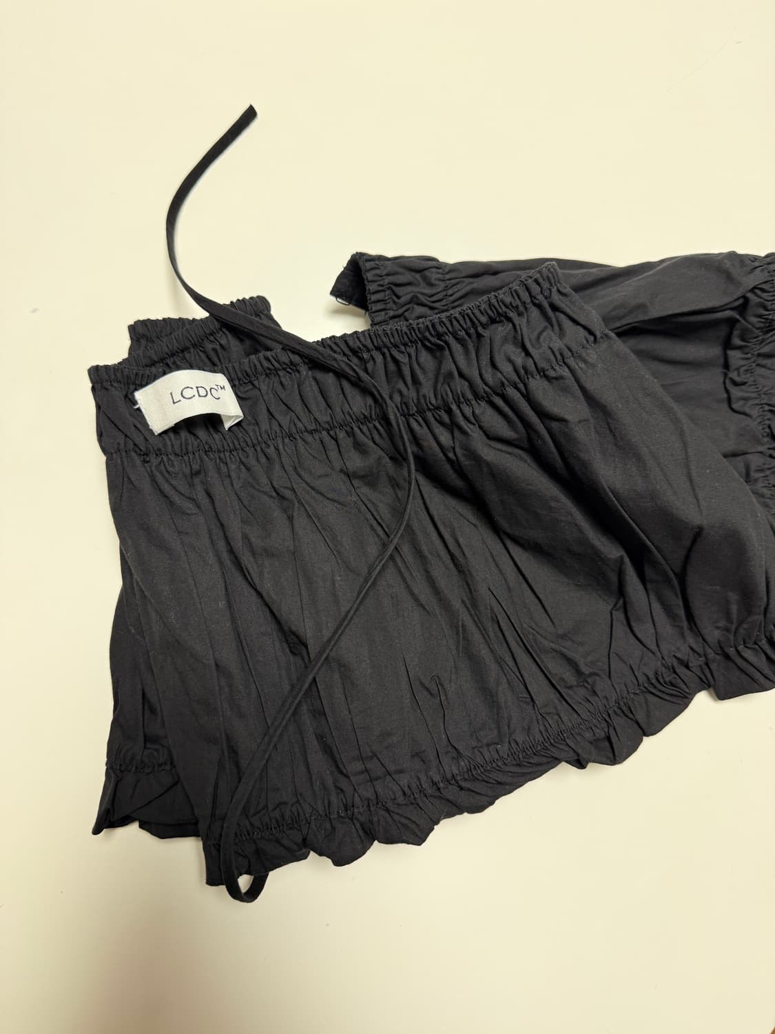 LCDCtm HOOK VOLUME BELT SKIRT 블랙 상품이미지3