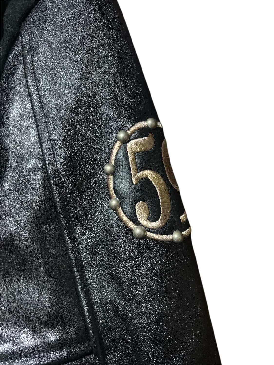 [BRATSON] 14FW 브랫슨 스컬 빅 패치 블랙 스타디움 자켓 M 상품이미지6