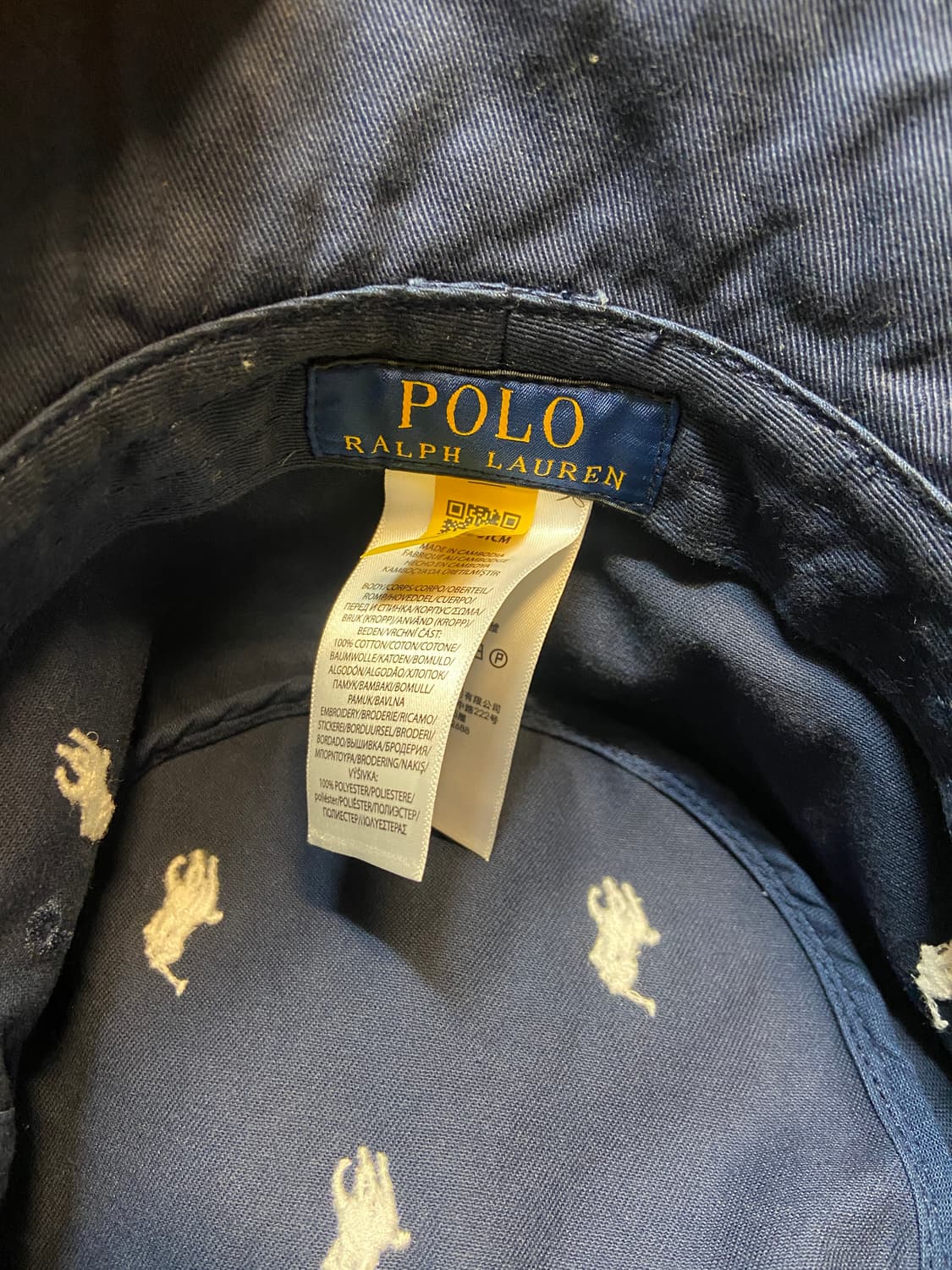 폴로 멀티포니 버킷햇 네이비 L/XL 상품이미지3