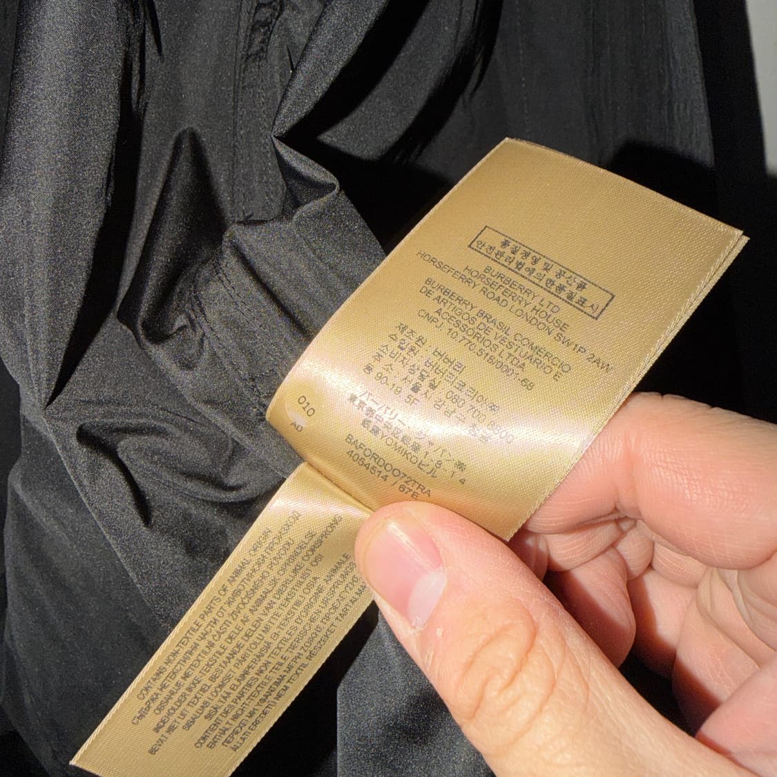 버버리 여성 폴리 견장 코트 (표기사이즈 US2, 55정도) 상품이미지10