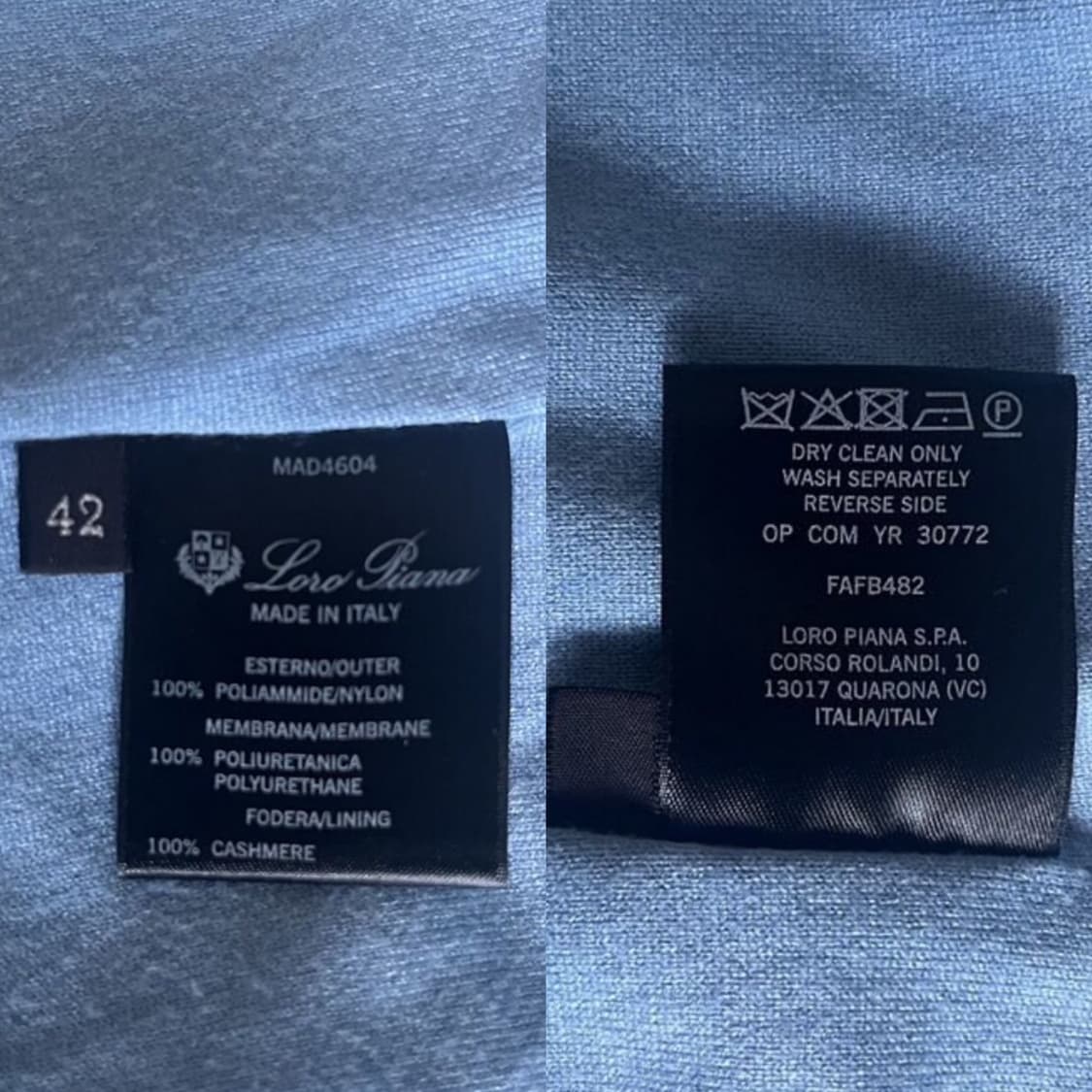 로로 피아나 트래블러(나일론/라이닝-캐시미어)42 사이즈-해외발송 상품이미지9