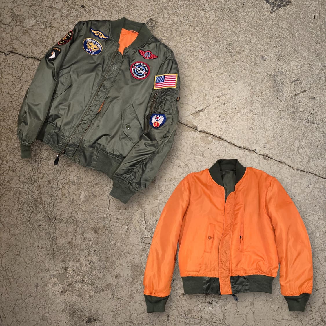 Alpha Industries MA-1플라이트 리버서블 자켓 상품이미지1