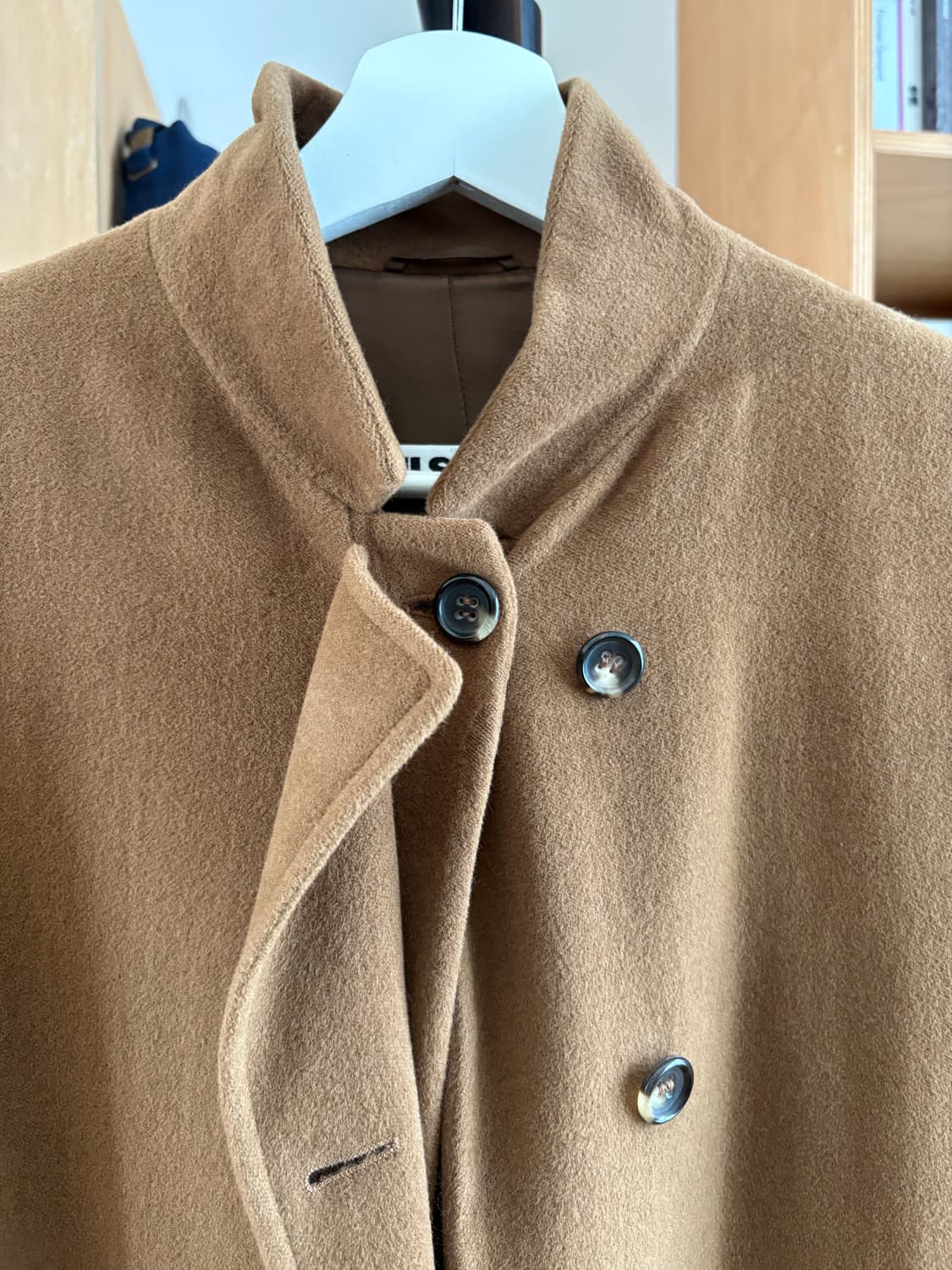 질샌더 스탠드카라 앙고라 자켓 상품이미지4