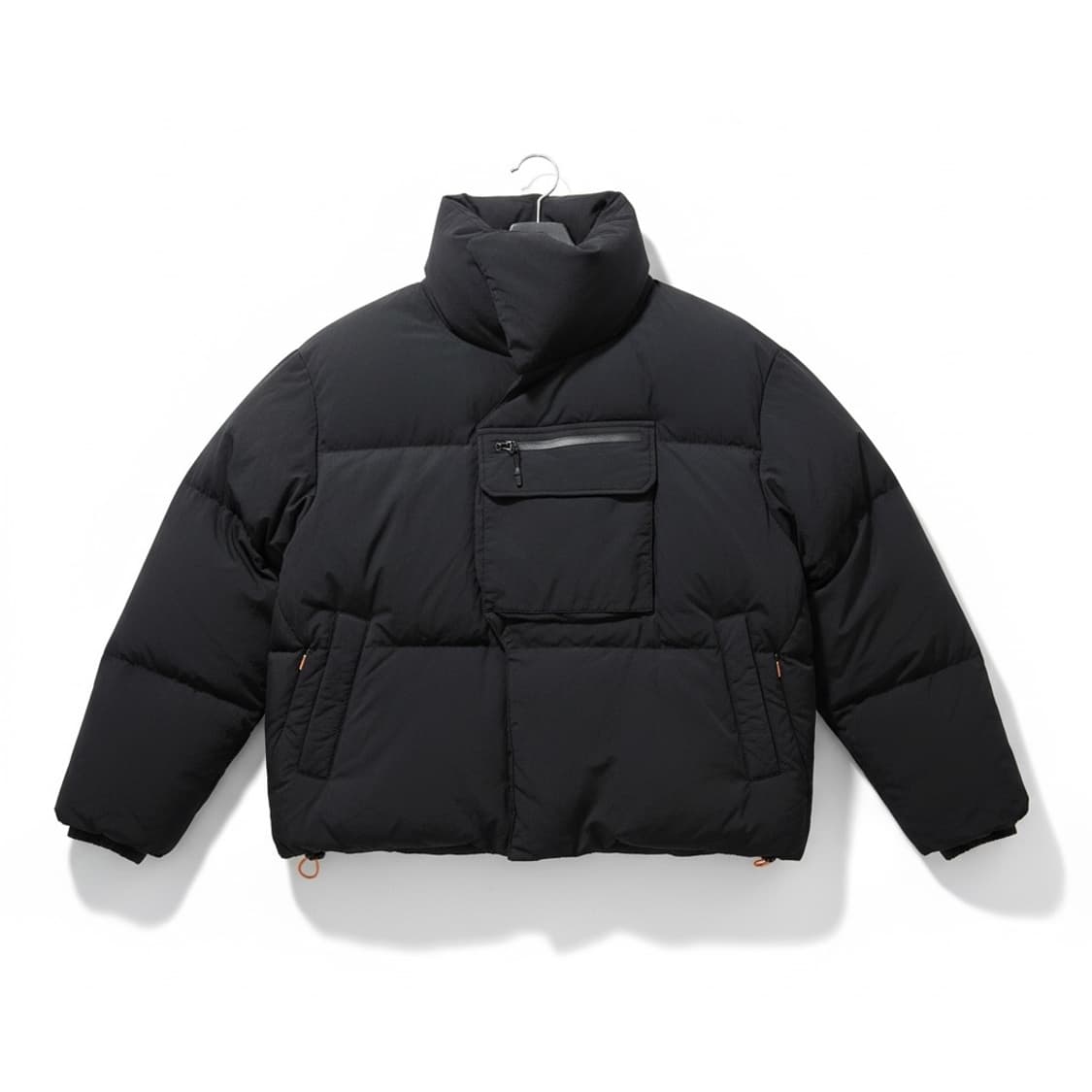 커스텀멜로우 블랙 하이넥 구스 다운 패딩 점퍼 상품이미지1