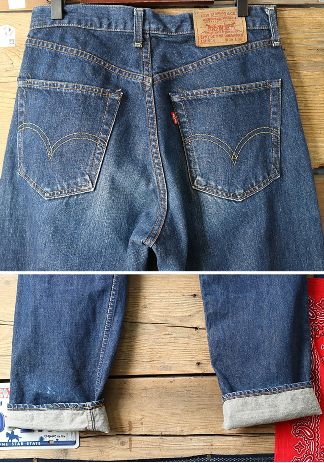 
일본판 90S LEVIS 리바이스 504 빈티지 셀비지 데님

세탁완료 상품이미지5